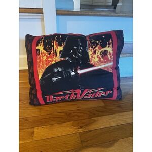 Star Wars Darth Vader Double sided Yoda Jedi Master Throw Pillow 19x16 Handmade?